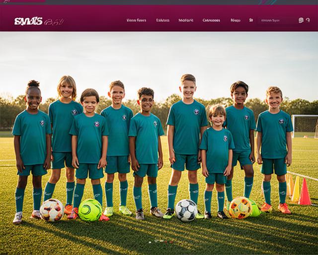 North Palm Beach youth soccer team in matching teal uniforms lining up beside a sunny practice field
